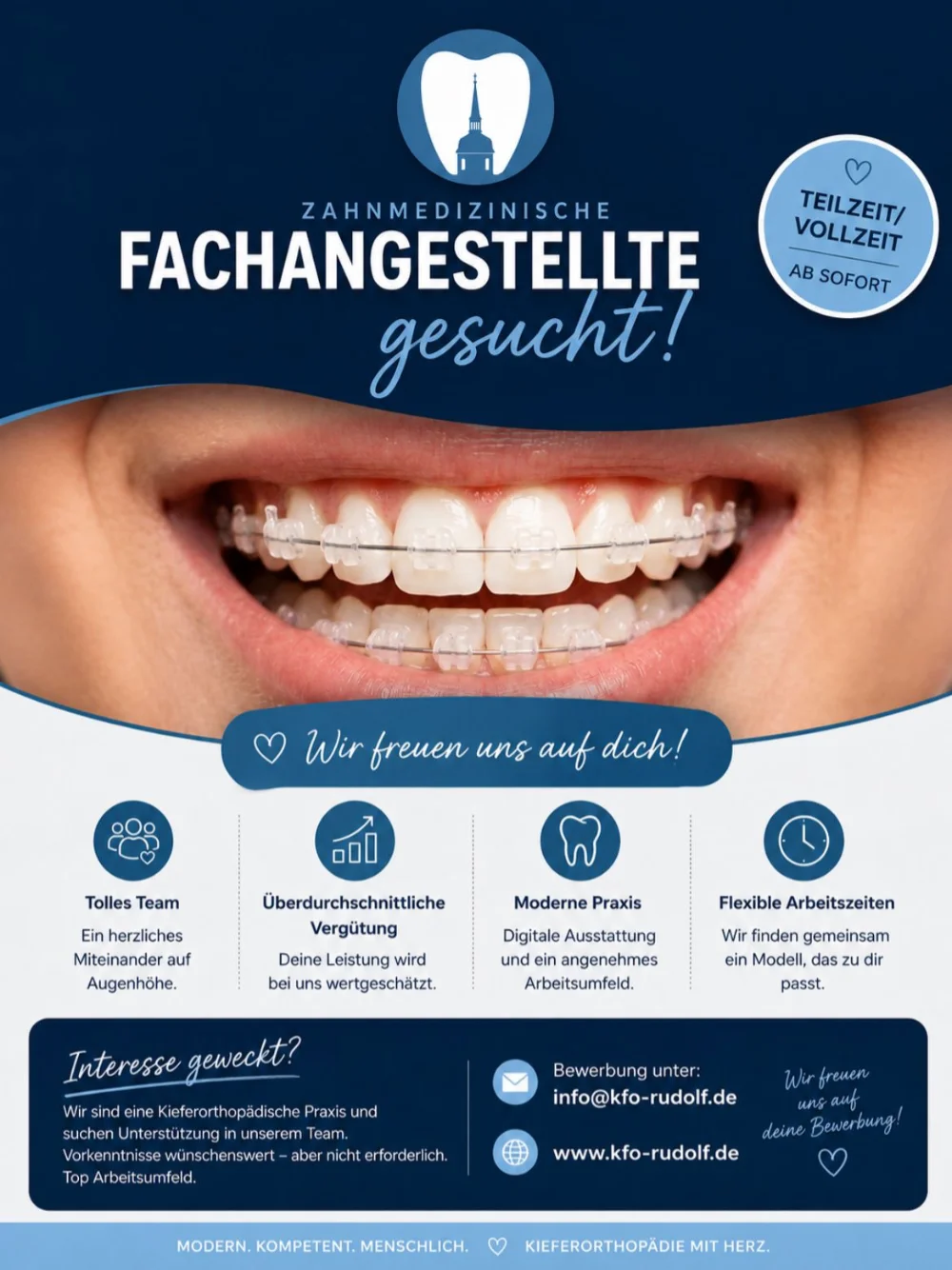 Zahnmedizinische Fachangestellte gesucht!